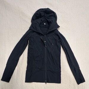 Lululemon Athletica Black Define Full-Zip Turtleneck Hoodie Jacket, size 2
